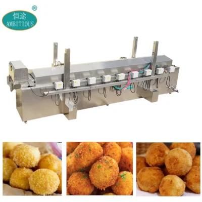 Thanksgiving Leftovers Loaded Mashed Potato Balls Frying Machine