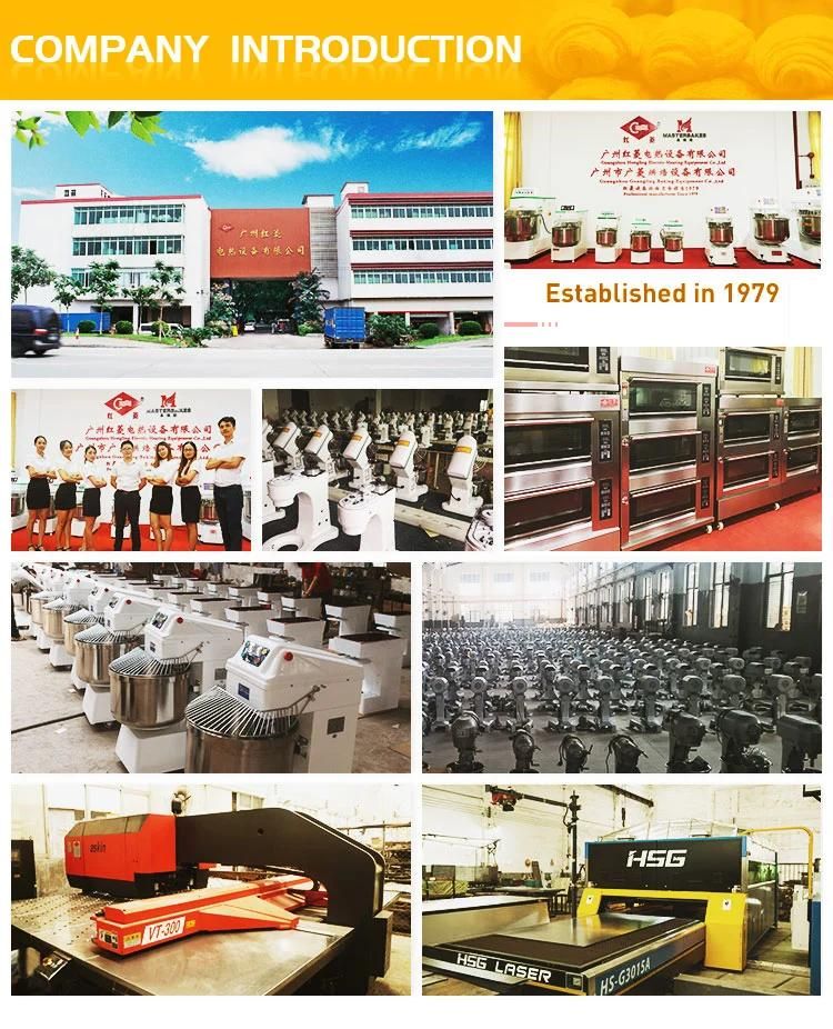 Hongling Bakery Equipment 32 Trays Diesel Rotary Oven for Baguette