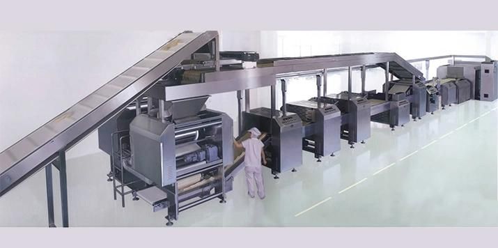 Automatic Biscuit-Production-Line-Price Semi Hard Biscuit Processing Line