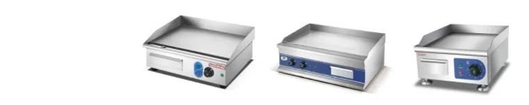 Heg-350 Steel Electric Griddle with CE RoHS Certificate Factory Supplier