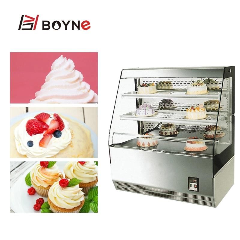 Cafe Bread Shop Pastry Cabinet Vertical Type Display Chiller