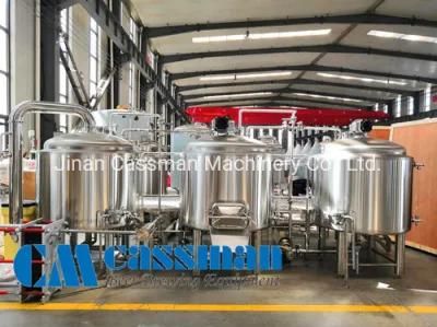 Cassman 3 Vessels 1000L Beer Brewery Lauter Tun with False Bottom