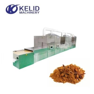 Industrial Microwave Spice Anise Seeds Powder Machine Sterilization Drying Equipment