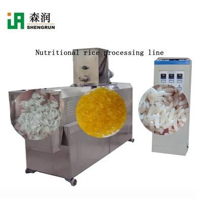 Low Energy Consumption Ce Certificate Nutritional Rice Process Line