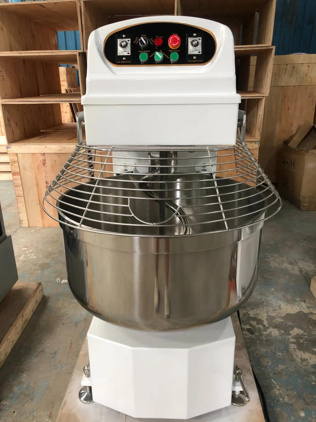 130L 50kg Spiral Dough Mixer From Guangzhou Factory Bakery Equipment