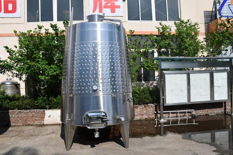 Wine Fermenter Fruit Wine Jacketed Fermentation Tank with Insulation