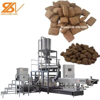 Full Production Line Automatic Dry Wet Pet Dog Cat Food Processing Plant Machine