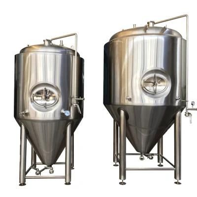 Cassman 1000L 2000L Beer Brewery Conical Fermenter Unitank with Glycol Jacket