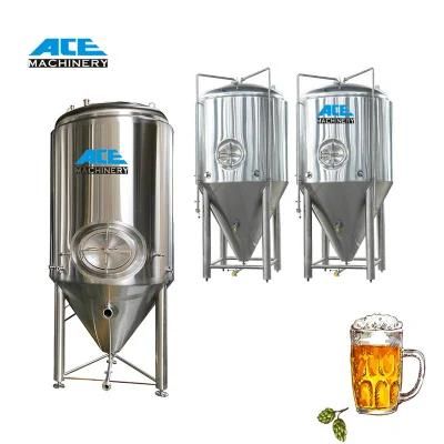 Price of 3000L 30hl 25bbl Side Manhole Jacketed Ss Double Wall Brite Bright Serving Beer ...