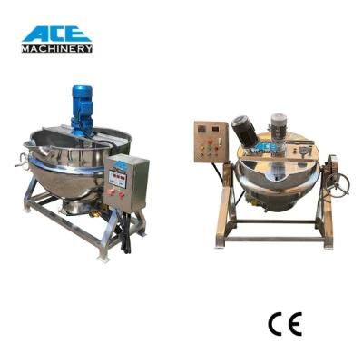 Industrial Potato Boiling Machine Steam Jacketed Kettle Wok Machine Electric Jacketed ...