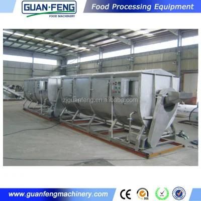 500kg Spiral Blanching Okra Machine Blancher for Vegetables