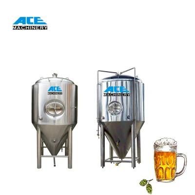 Factory Price 5bbl 10bbl 15bbl 20bbl Beer Conical Fermenter Tank Fermenting Equipment ...