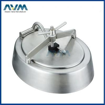 Sanitary Stainless Steel Square Manhole Manway Cover Without Pressure