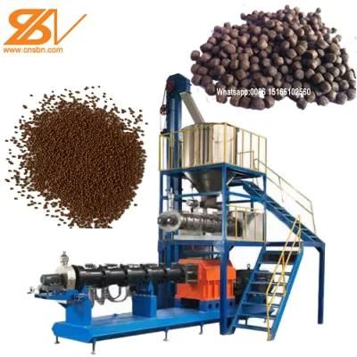 Big Capacity Automatic Fish Feed Extrusion Machine