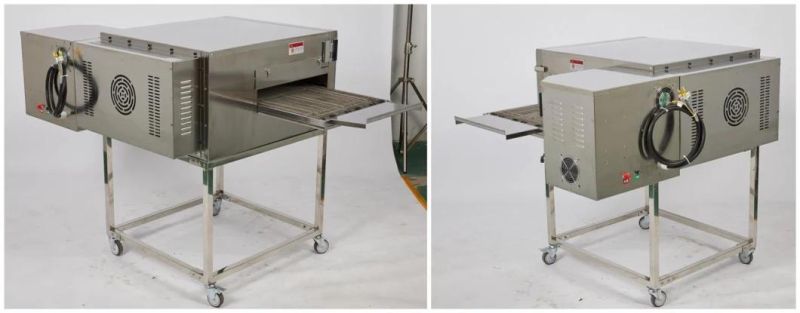 Commercial 12 Inches Pizza Electric Conveyor Pizza Oven with Chain Type