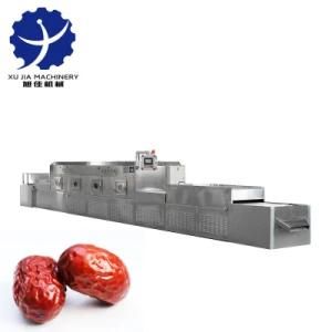 Continuous Red Dates Drying Sterilizing Microwave Equipment