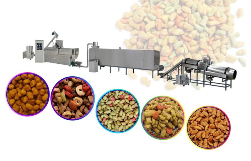 Multifunctional Automatic Industrial Floating Fish/Dog/Cat Feed Pellet Machine