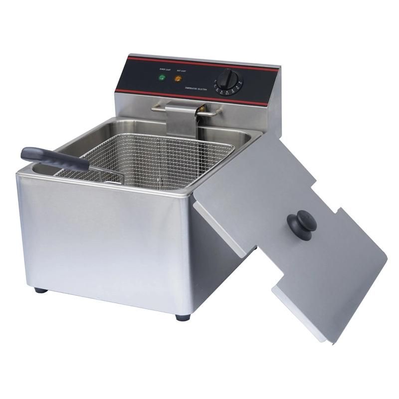 Stainless Steel Single Tank Electric Fryer