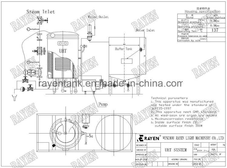 Sterilization Machine for Yogurt Juice Sterilization Machine