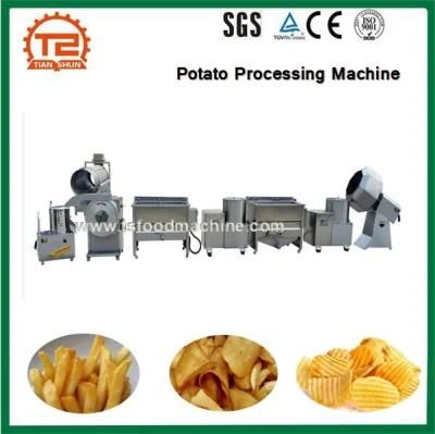 Semi Automatic Stainless Steel Potato Production Line Potato Processing Machine