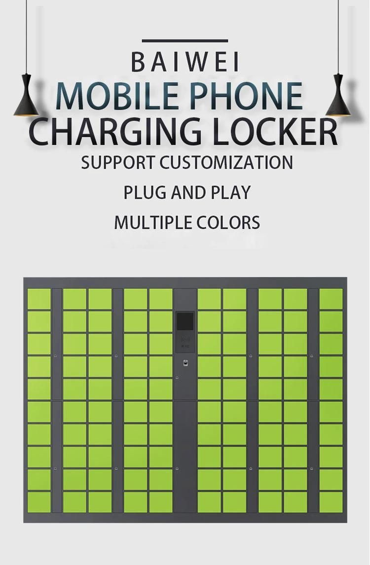 50 Doors Smart Phone Charging Cabinets for Shopping Malls