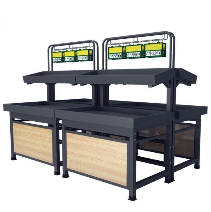 Supermarket Fruit & Vegetable Display Stand