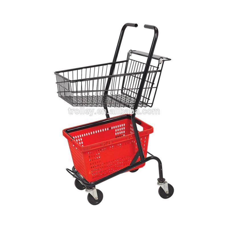 High Quality Powder Shopping Cart Promotion Basket Shop Trolley