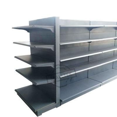 Manufacturer Customized Logo Heavy Duty Plain Grocery Store Shelving