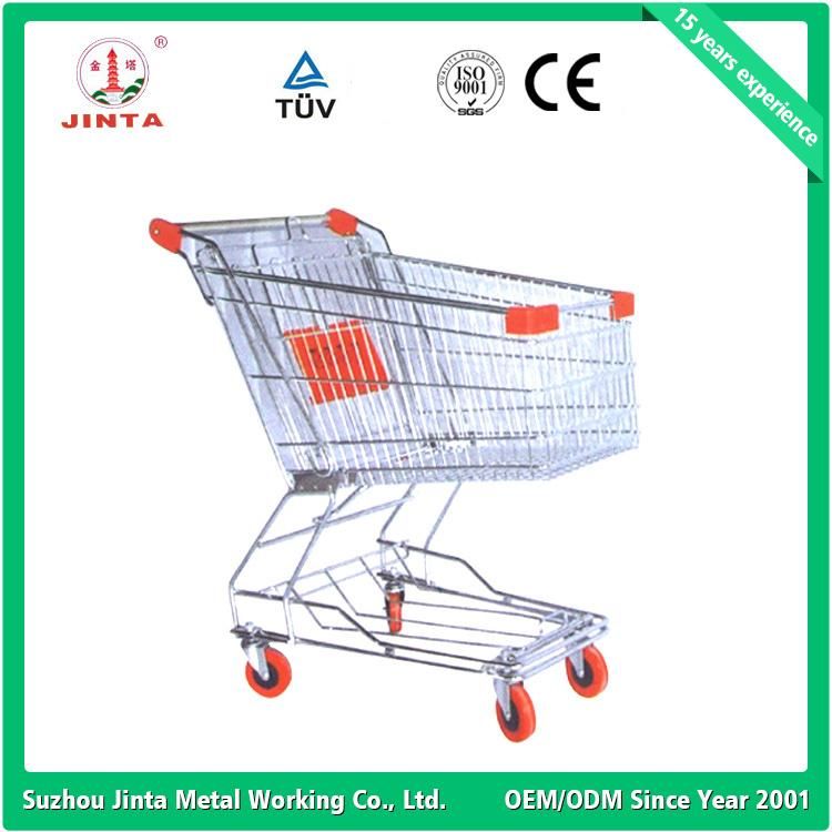 European Style Factory Direct Retail Supermarket Shopping Trolley (JT-E04)