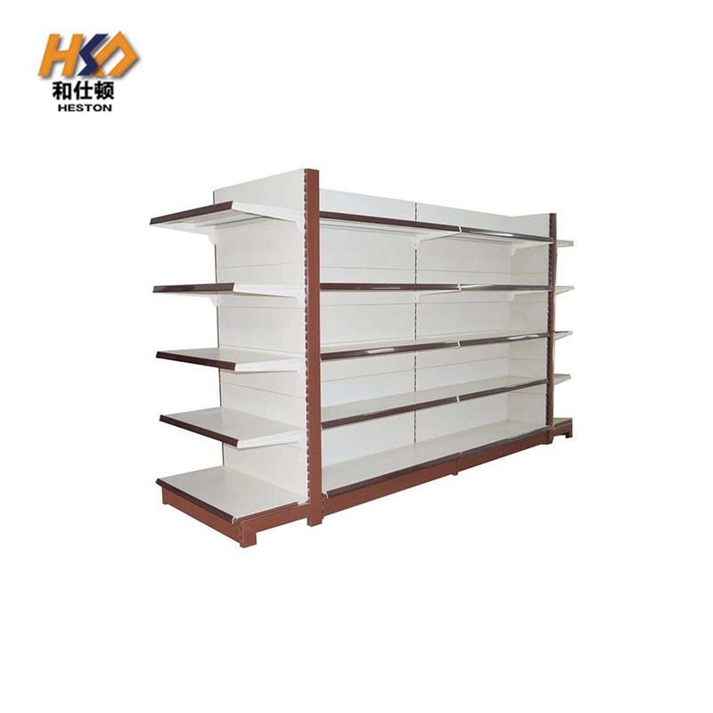 Store Fixture Punched Holes Supermarket Display Rack Shelf