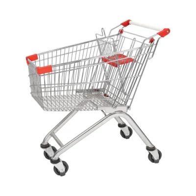 Carrefour Supermarket Design Quality Grocery Shopping Cart Trolley (JS-TEU03)