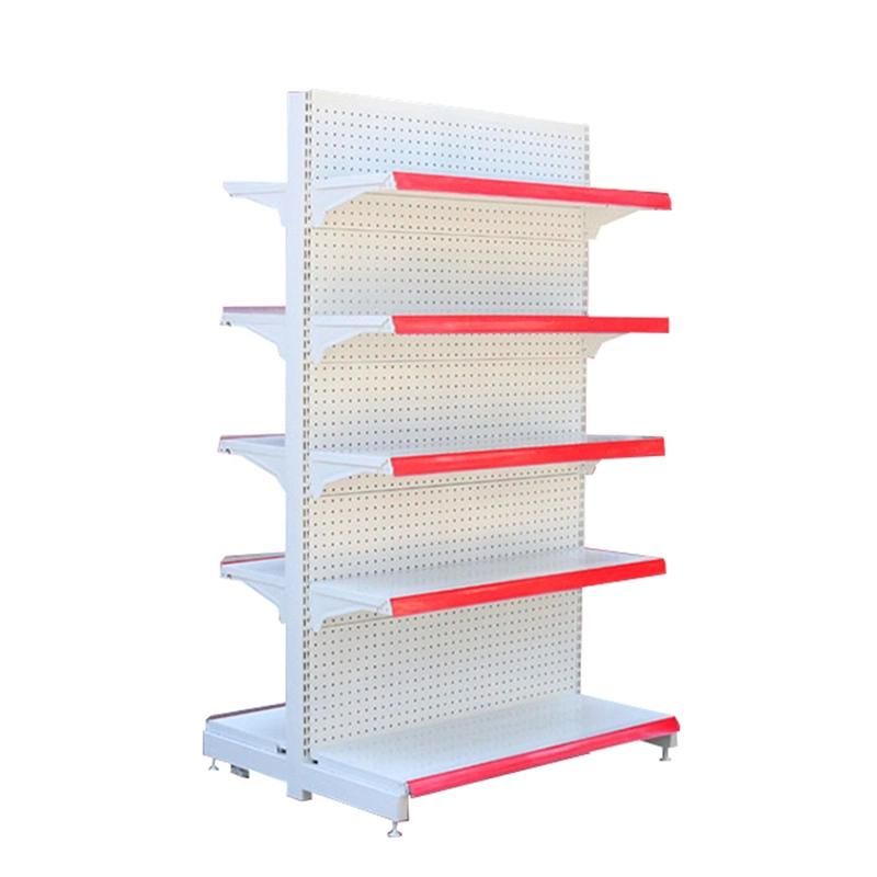 Gondola Shelving Supermarket Rack 5 Layers Adjustable Retail Store Shelf