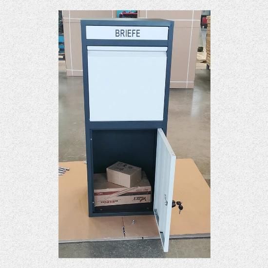 Fas-158 Outdoor Large Post Box Parcel Drop Box Metal Storage Parcel Drop Box for Mail