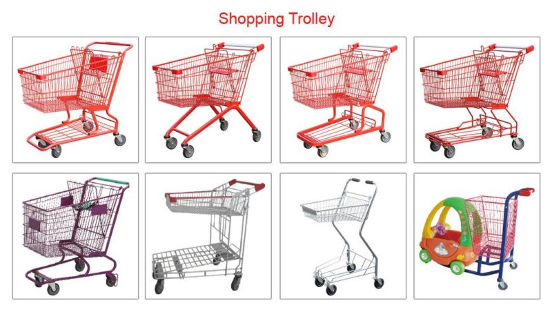 Supermarket Hypermarket Metal Shopping Trolley with Ce Certification