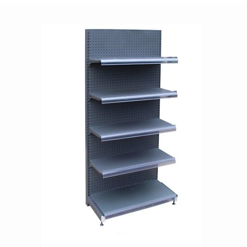 Factory Price Double Side Metallic Multi Layer Steel Supermarket Shelf