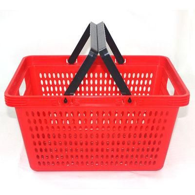 Plastic Handle Supermarket Basket (YD-Z4)