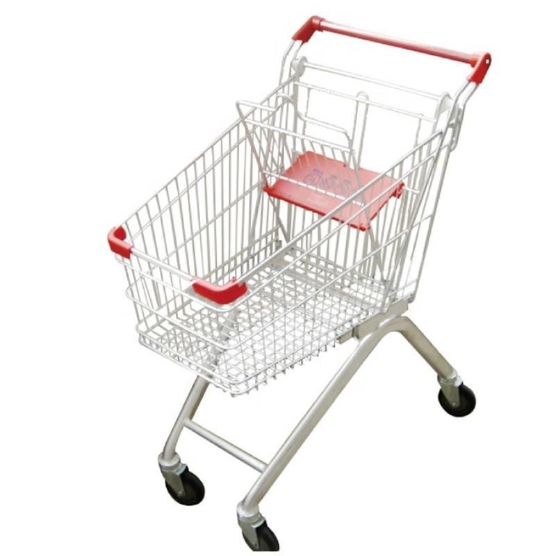 China Manufacturer Supermarket Shopping Trolley