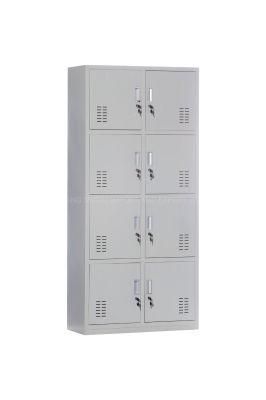 8 Doors Comparment Storage Locker Cabinet for Office Supplies