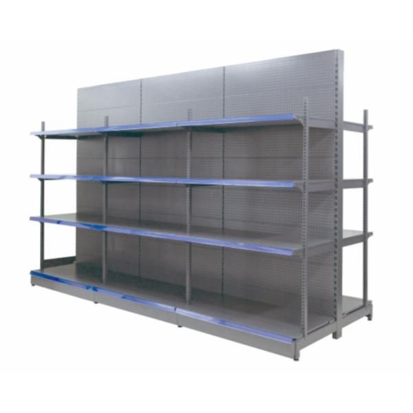 Double Sided Heavy Duty Perforated Back Panel Supermarket Shelf