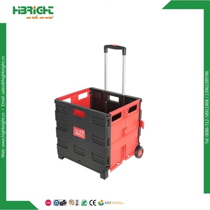 Plastic Foldable Quick Cart Shopping Cart