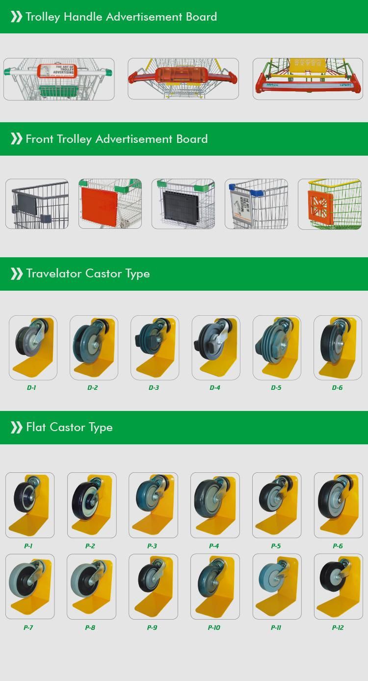 Wire Materials Used Shopping Carts for Rental