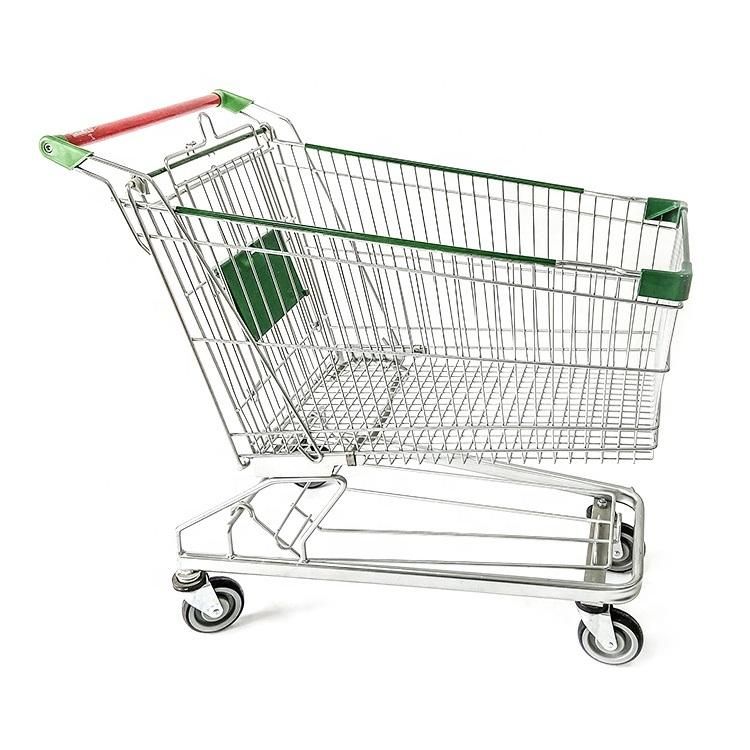 Metal Grocery Shopping Trolley Supermarket Carts