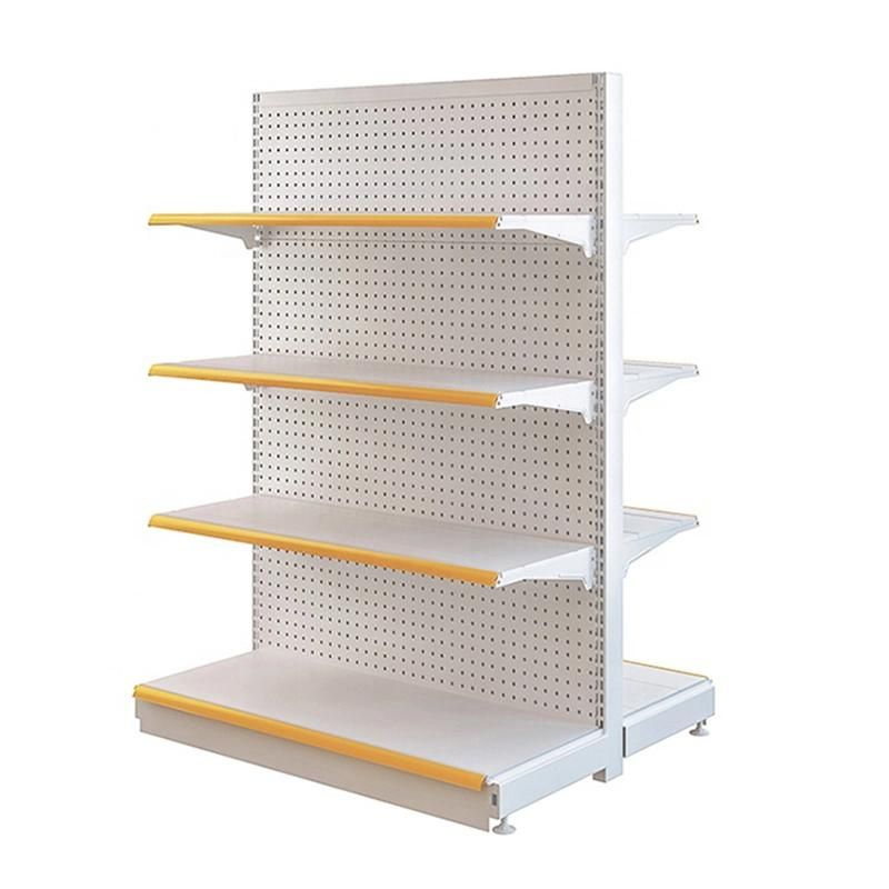 Metal Display Grocery Gondola Heavy Duty Supermarket Shelf