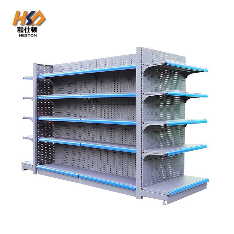 Metal Gondola Used Mini Metallic Supermarket Shelf Dispy Design for Store Retail