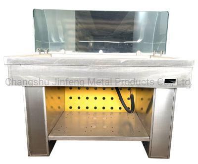 Cooked Food Display Fresh-Keeping Cabinet Display Showcase with Glass Cover