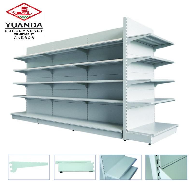 Double Side Tego Metal Supermarket Gondola Shelf