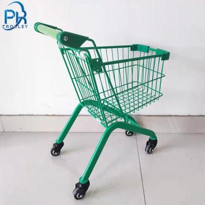 Supermarket Children Retail Steel Mini Shopping Trolleys for Kids