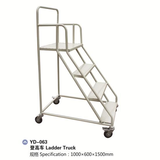 Best Sales Warehouse Stainless Steel Rolling Mobile Platform Ladder Truck