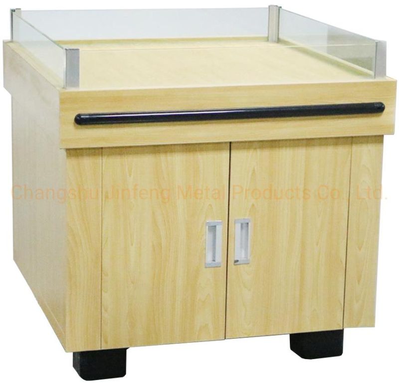 Customized Supermarket Wooden Promotion Rack Retail Store Display Shelves for Exhibition