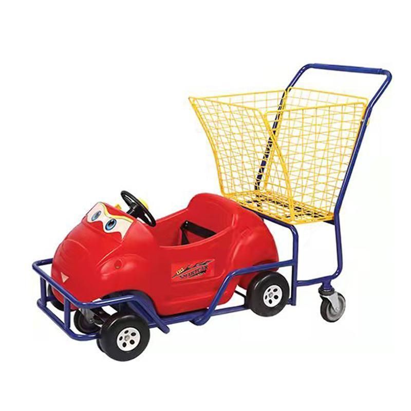 Supermarket Plastic Trolley Children Trolley Store Cart